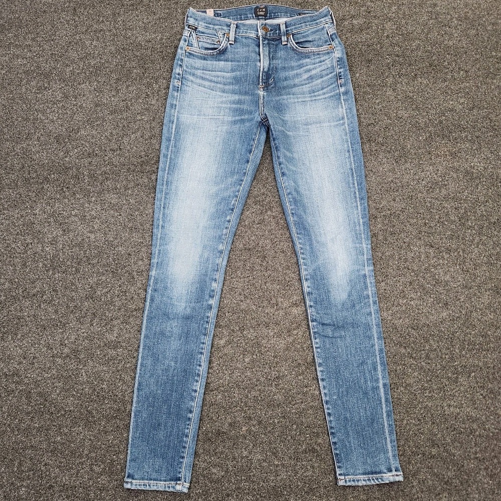 Citizens of Humanity Rocket High Rise Skinny Jeans Womens 25 Blue Stretch Denim